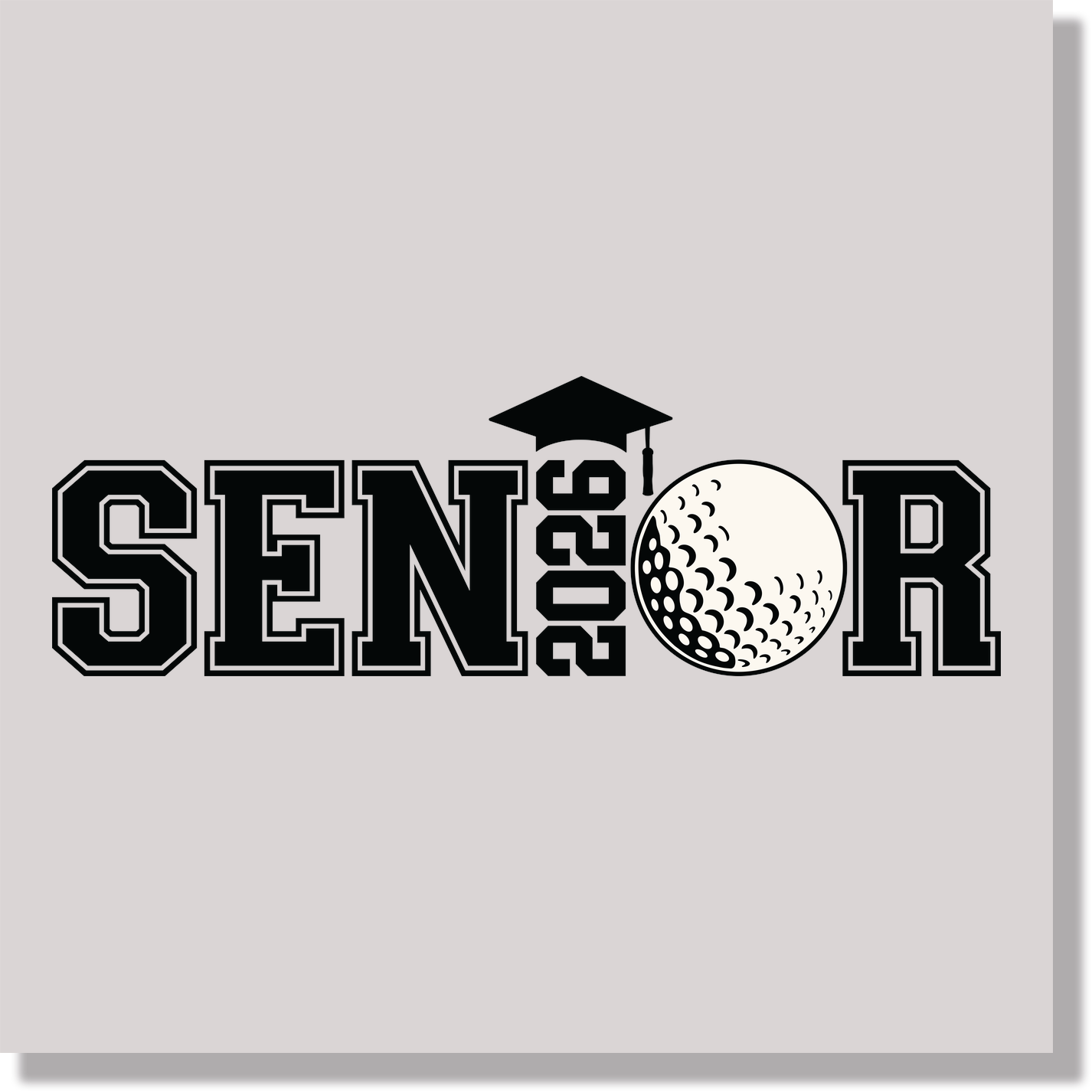 Golf Senior Class Of 2026 School & Education DTF Transfer