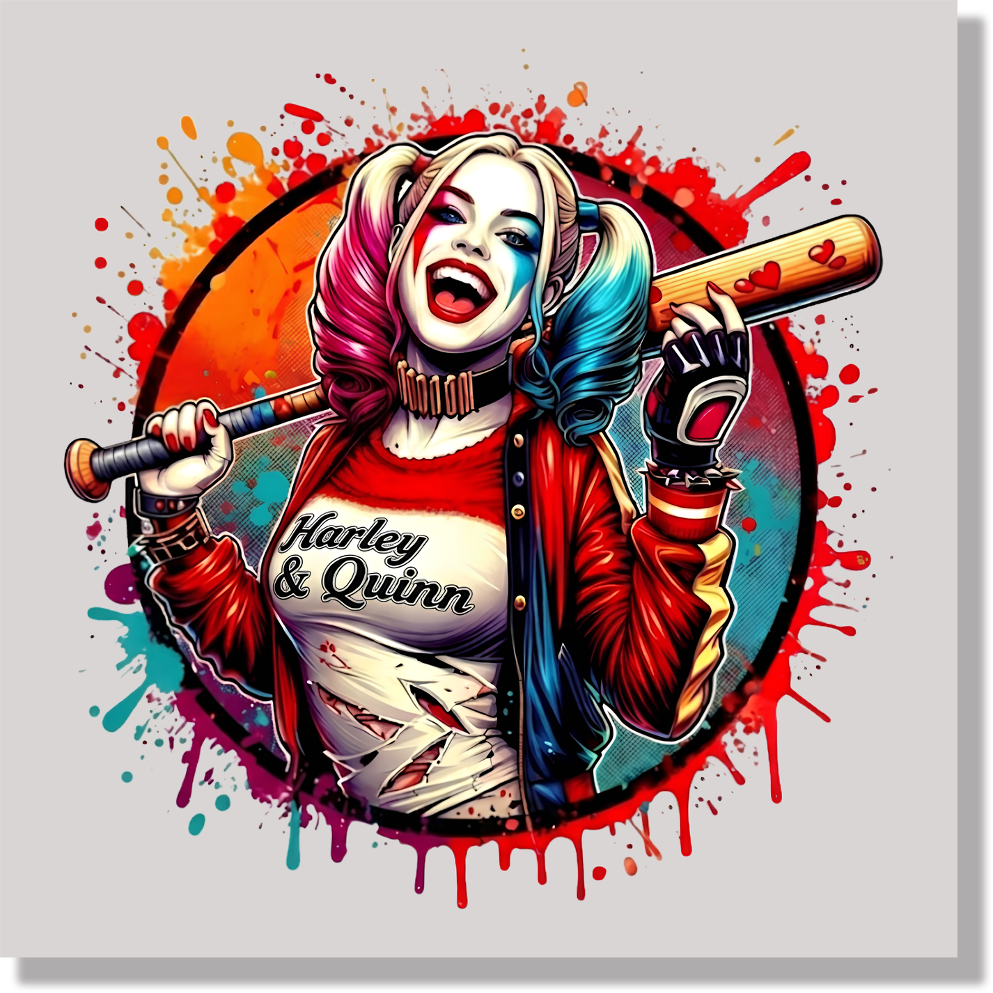 Harley Quinn 2 DTF Transfer