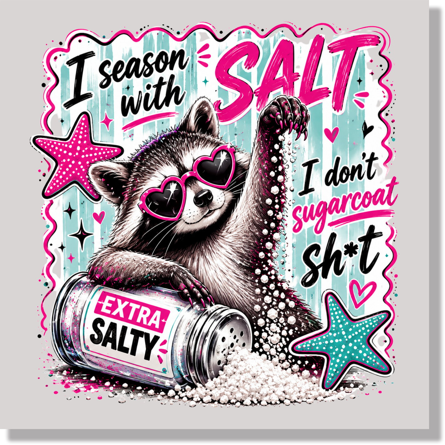 I Season With Salt DTF Transfer