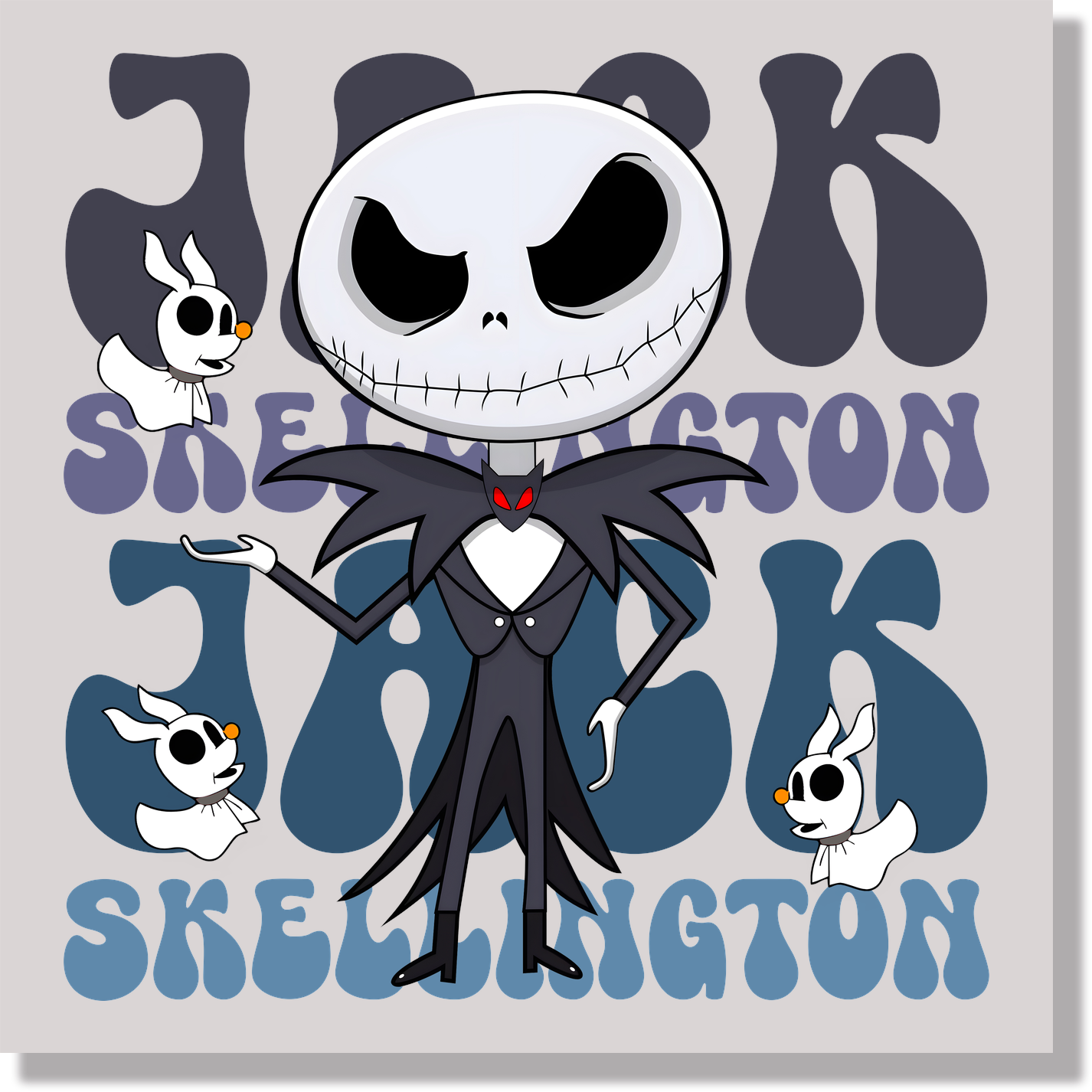 Jack Skellington DTF Transfer