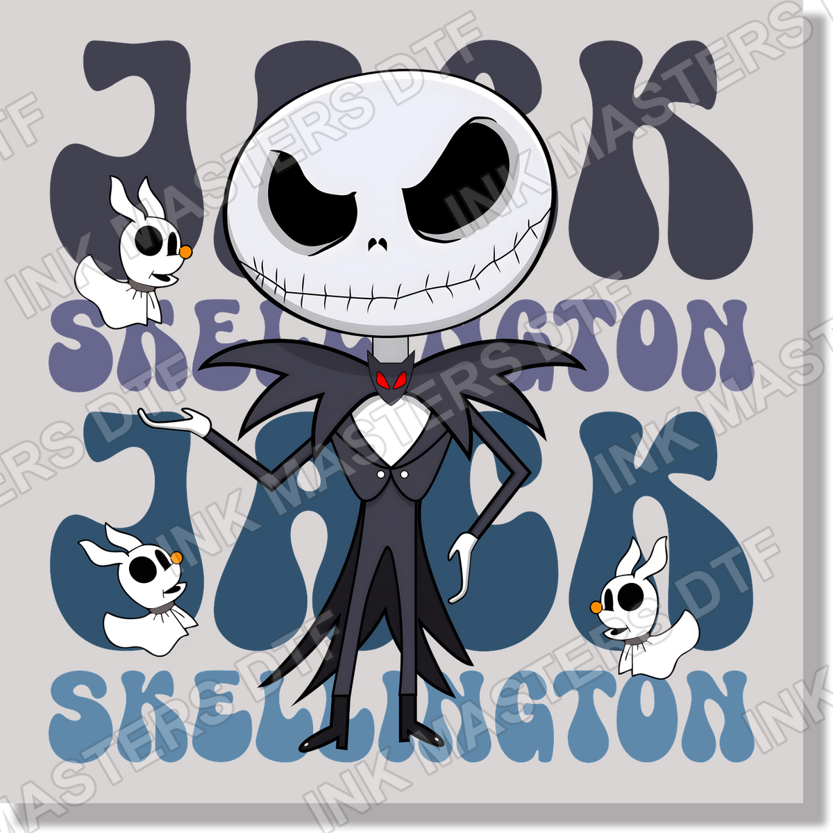 Jack Skellington DTF Transfer