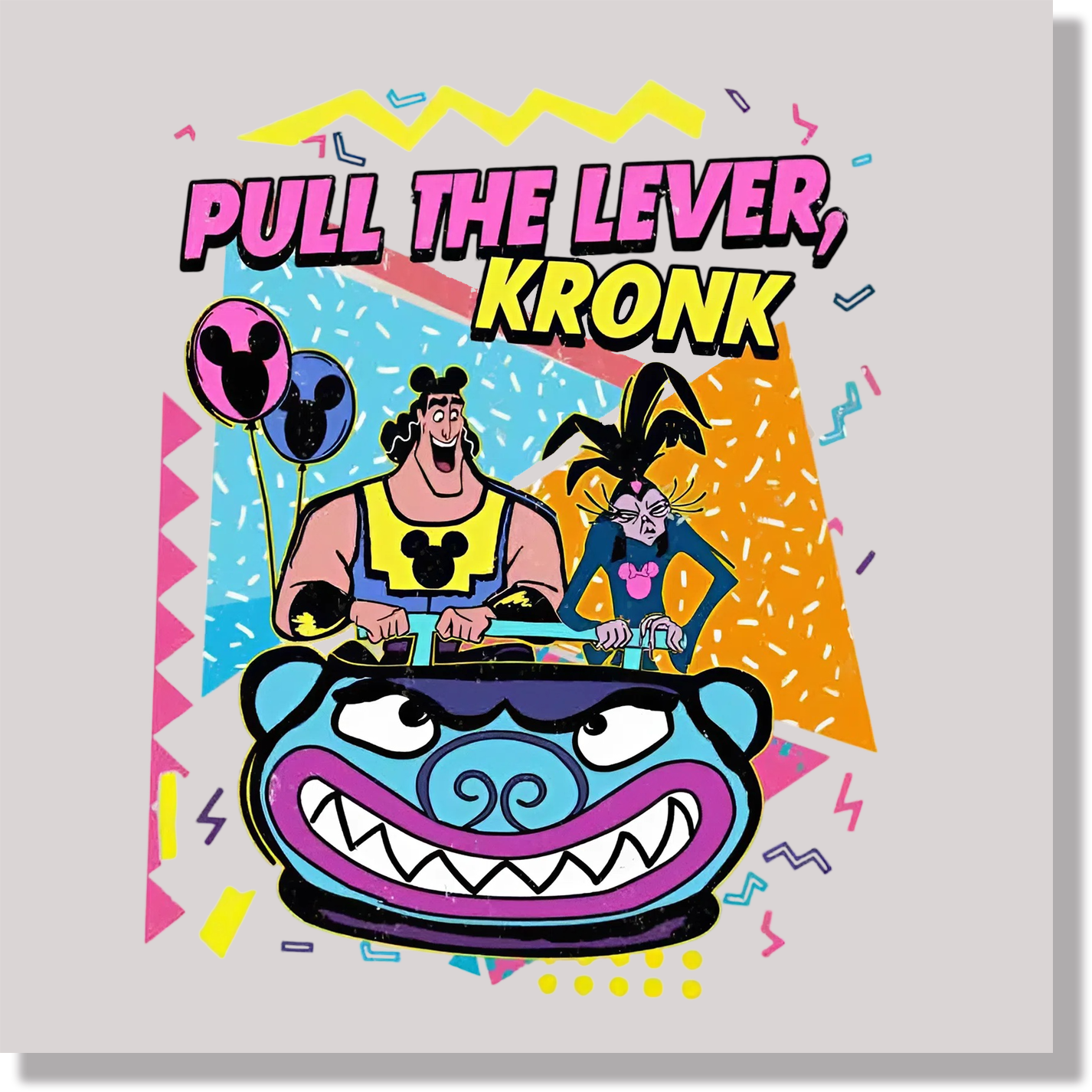 Krunk & Yzma Emperor's New Groove DTF Transfer