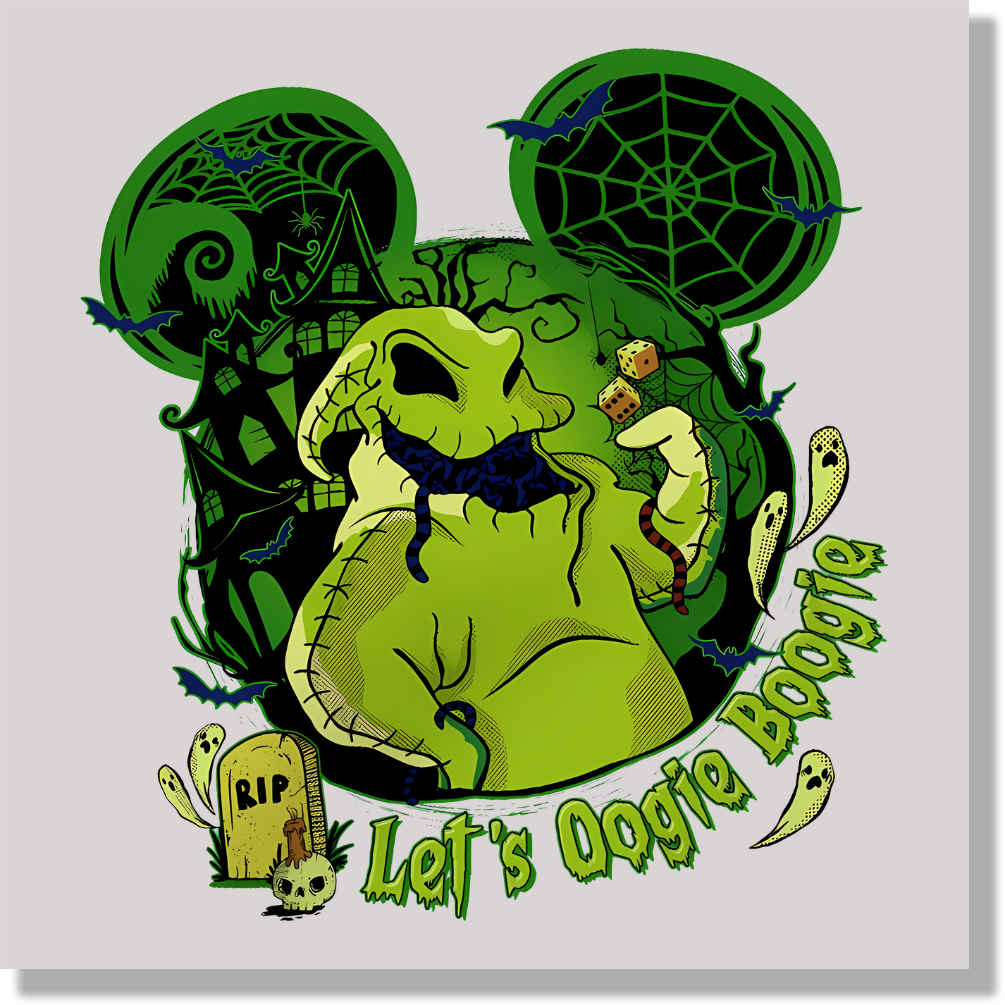 Lets Oogie Boogie  DTF Transfer