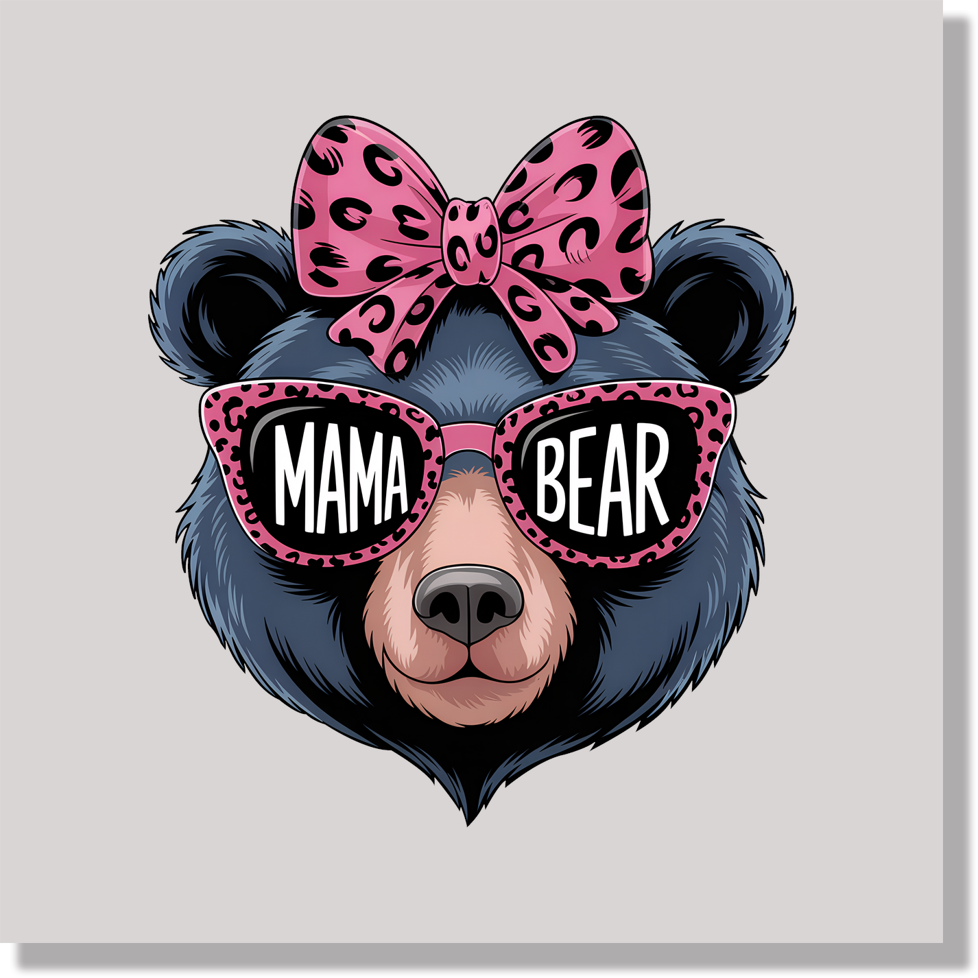 Mama Bear Mom DTF Transfer