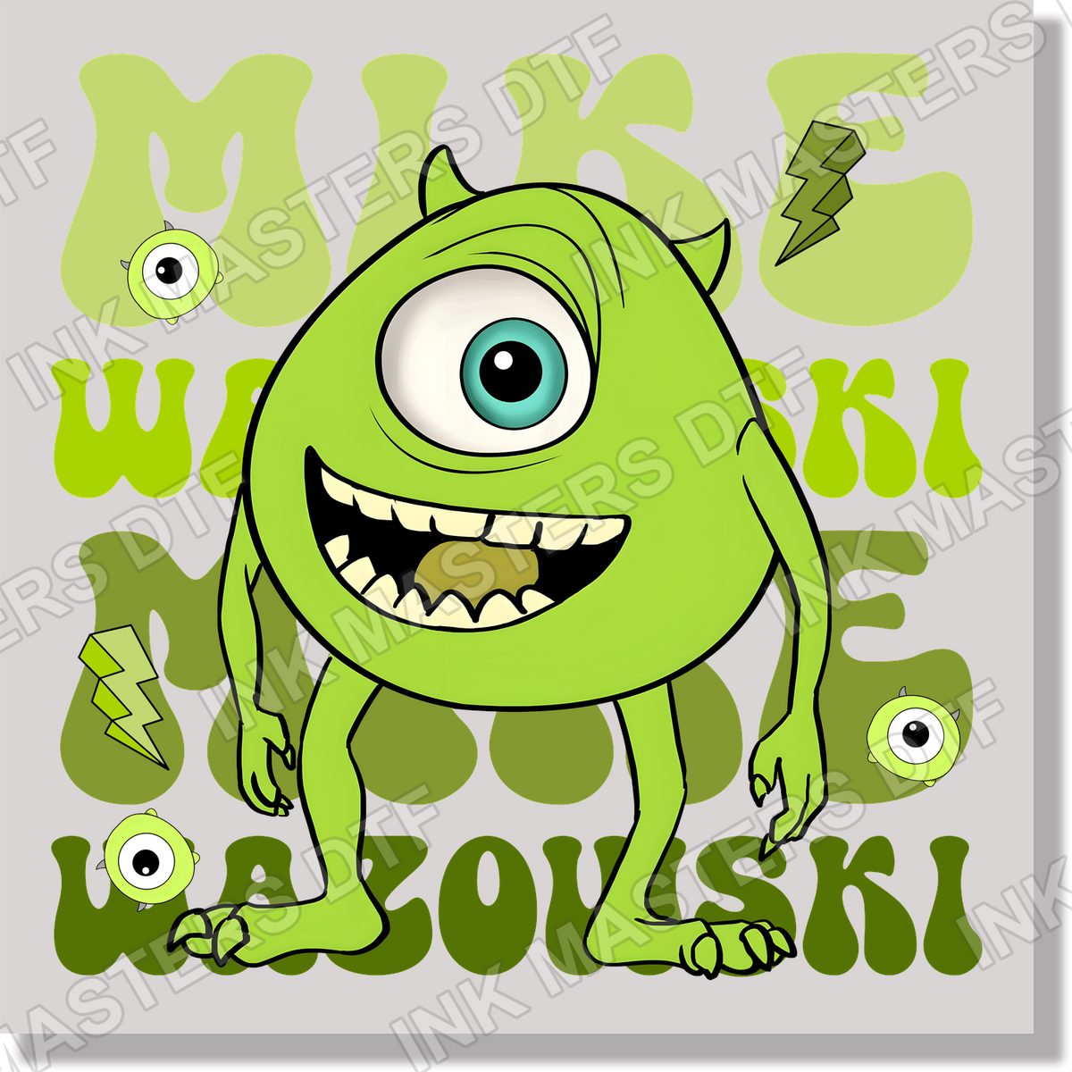Mike Wazowski DTF Transfer