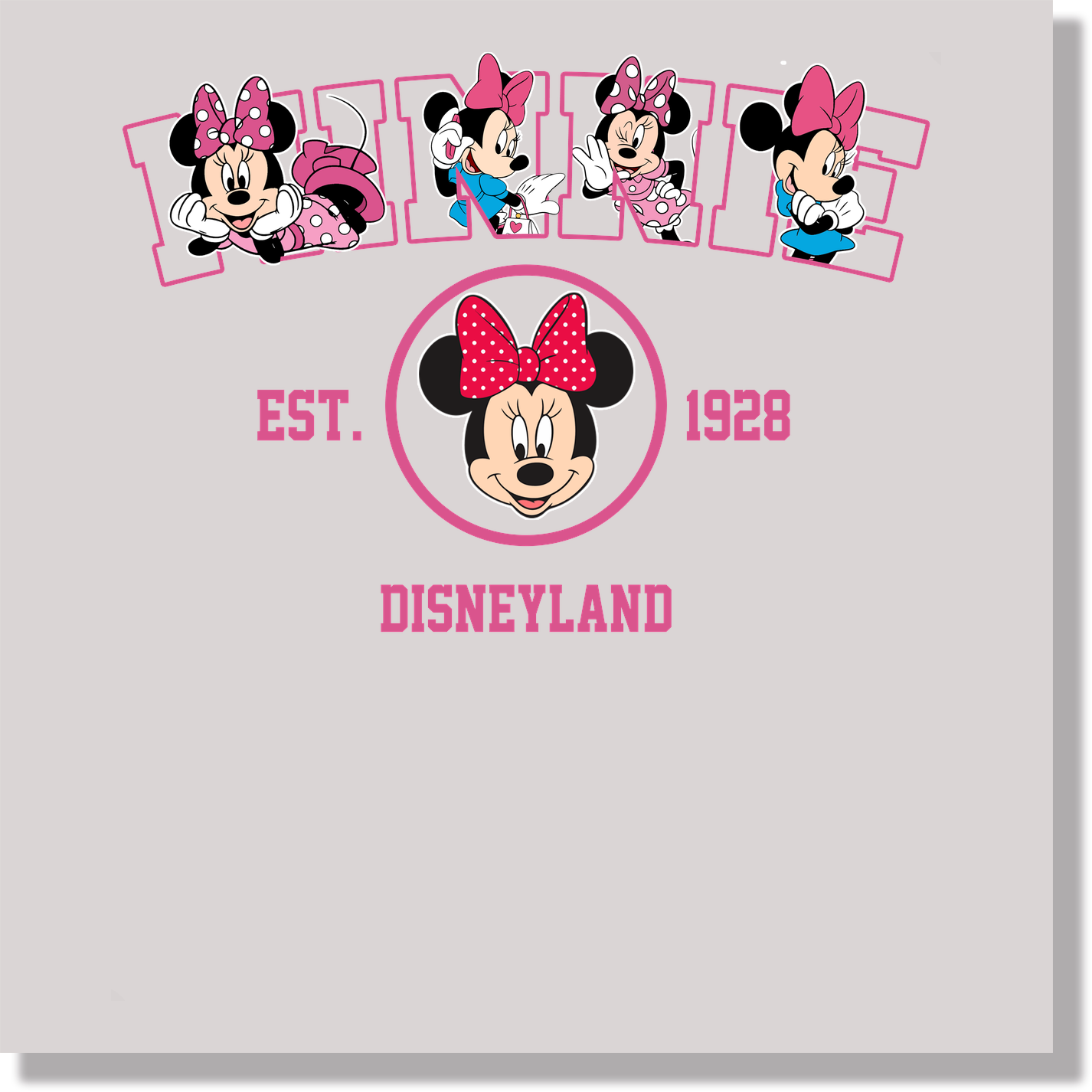 Minnie DTF Transfer