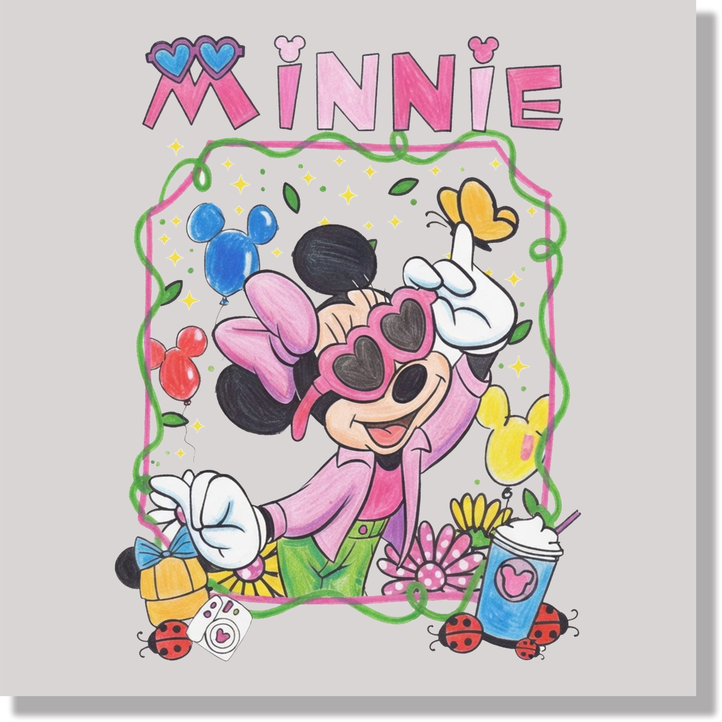 Minnie Mouse DTF Transfer