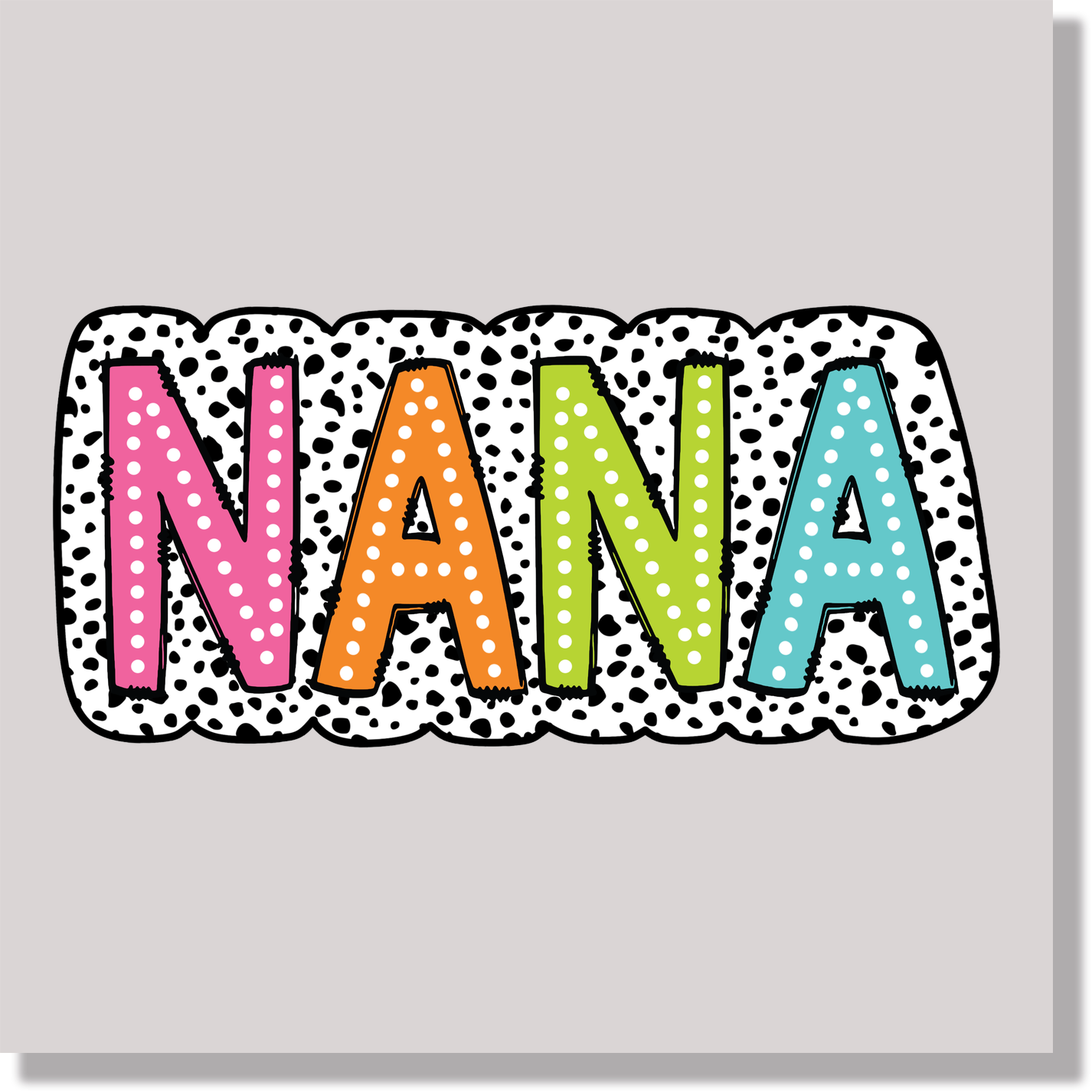 Nana Dalmatian Dots 2 DTF Transfer