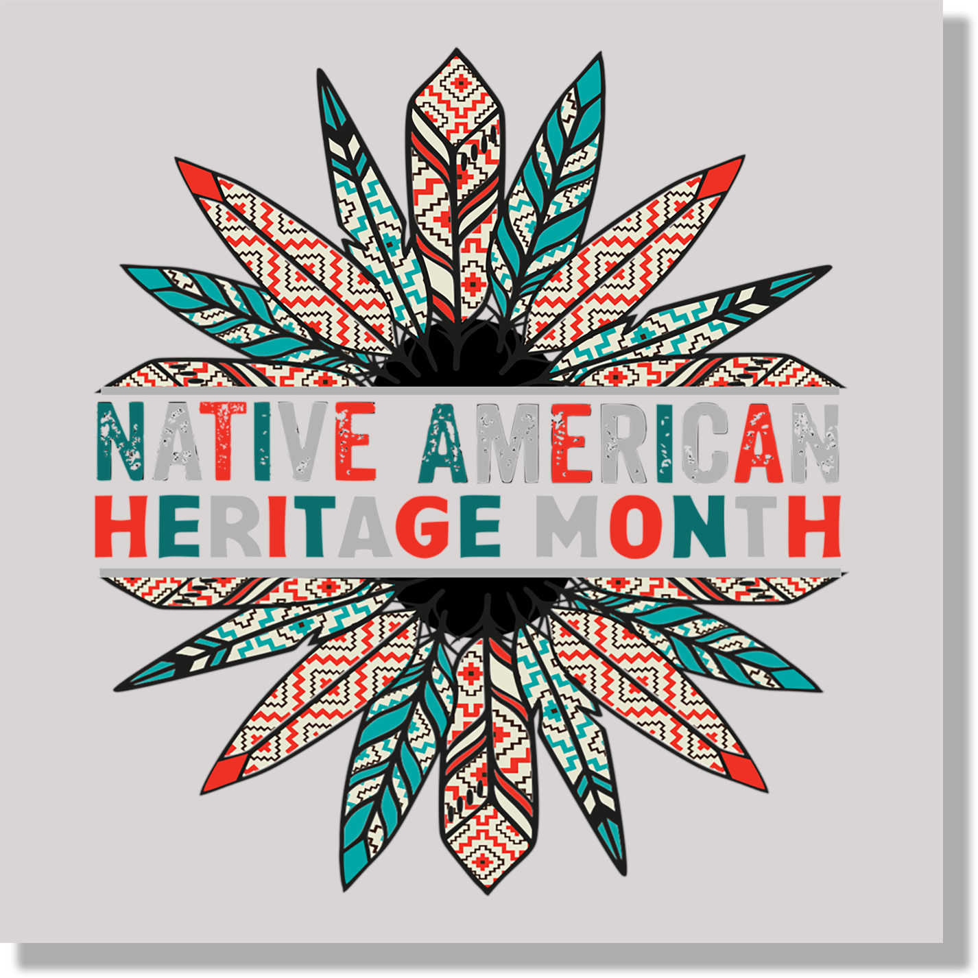 Native American Heritage Month DTF Transfer