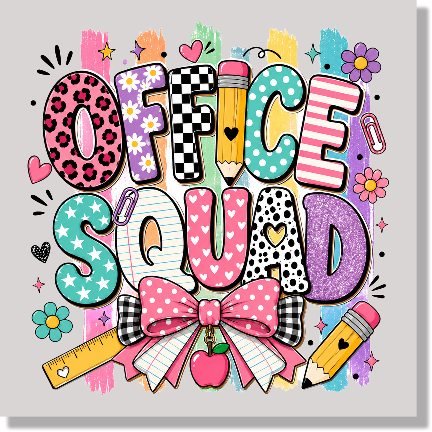 Office Squad DTF Transfer