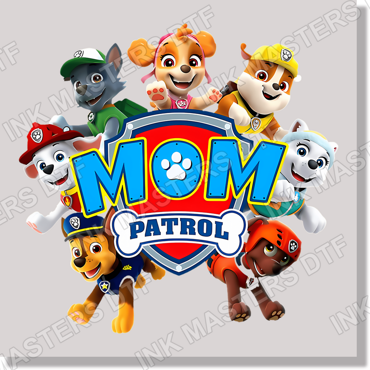 Paw Patrol Mom DTF Transfer
