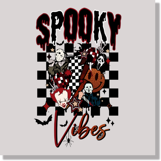 Spooky Vibes  DTF Transfer