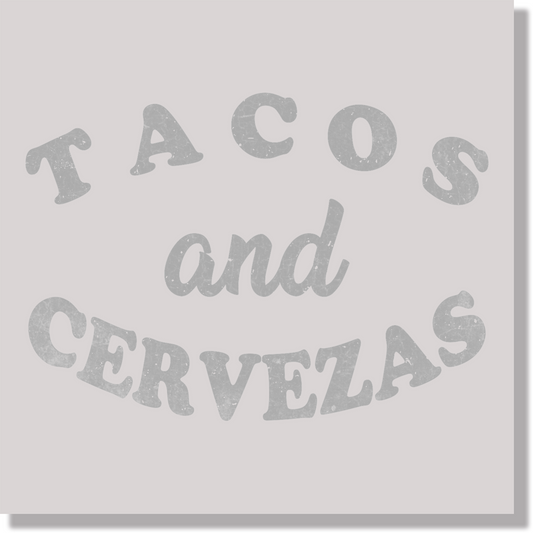 Tacos And Cervezas DTF Transfer