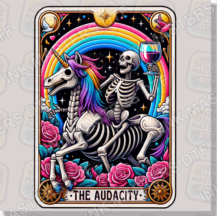 The Audacity Tarot Card DTF Transfer - Ink Masters DTF