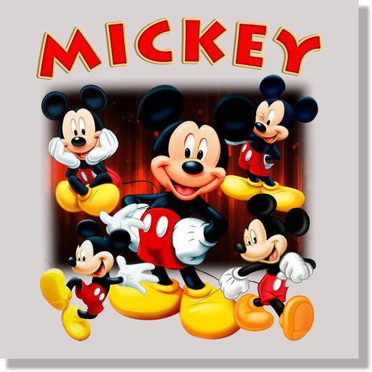 Theater Mickey Mouse DTF Transfer