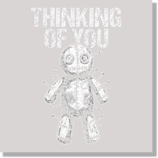 Thinking Of You Voodoo Doll DTF Transfer
