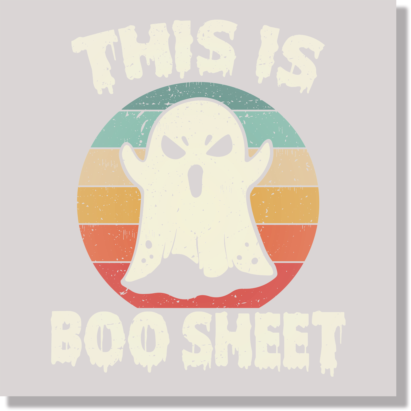 This Is Boo Sheet Ghost Halloween DTF Transfer