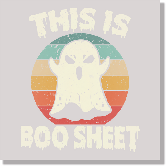 This Is Boo Sheet Ghost Halloween DTF Transfer