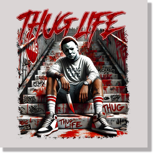 Thug Life Myers  DTF Transfer