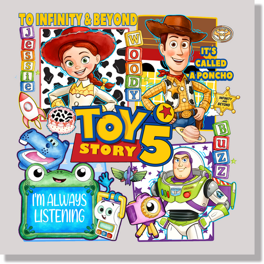 Toy Story 5 DTF Transfer