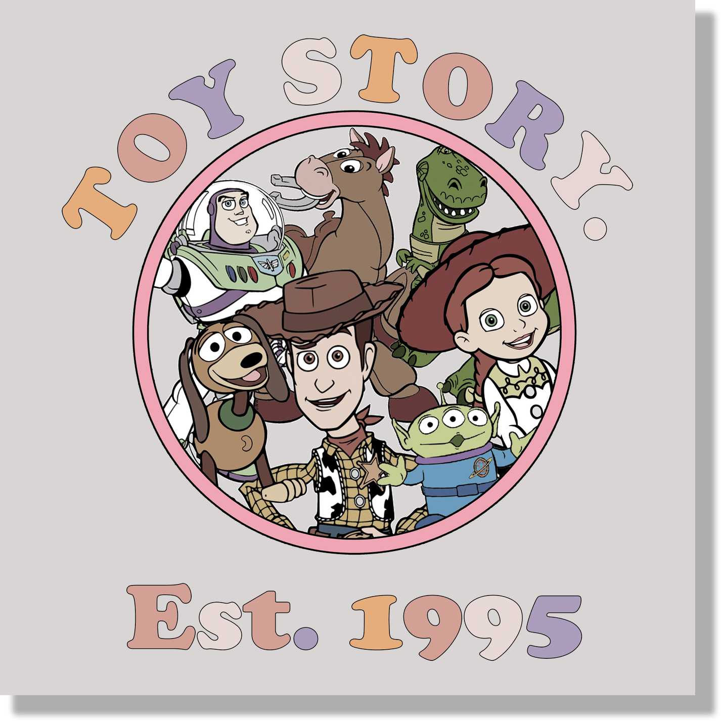 Toy Story & Co. Est. 1995 DTF Transfer