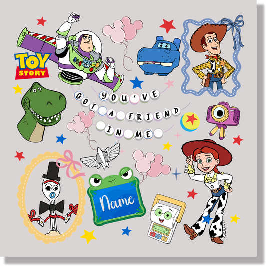 Toy Story Friendship Bracelet DTF Transfer