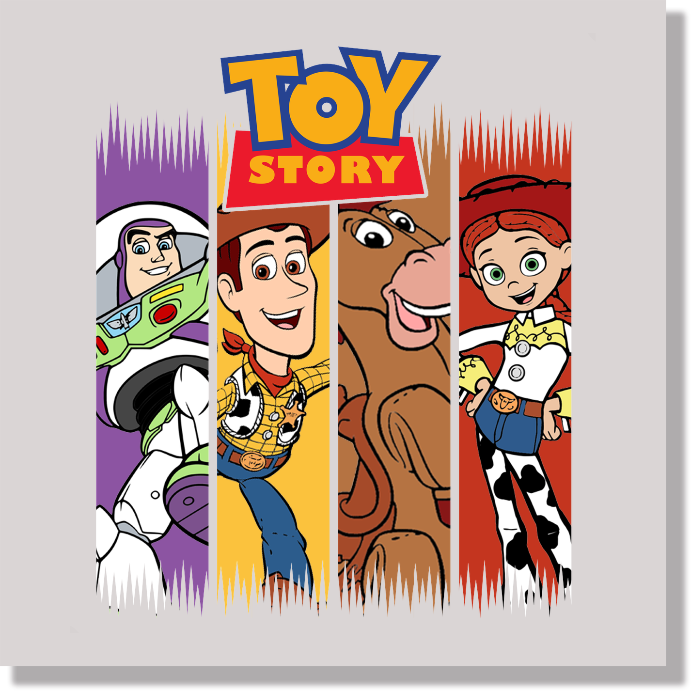 Toy Story Paint Brush DTF Transfer