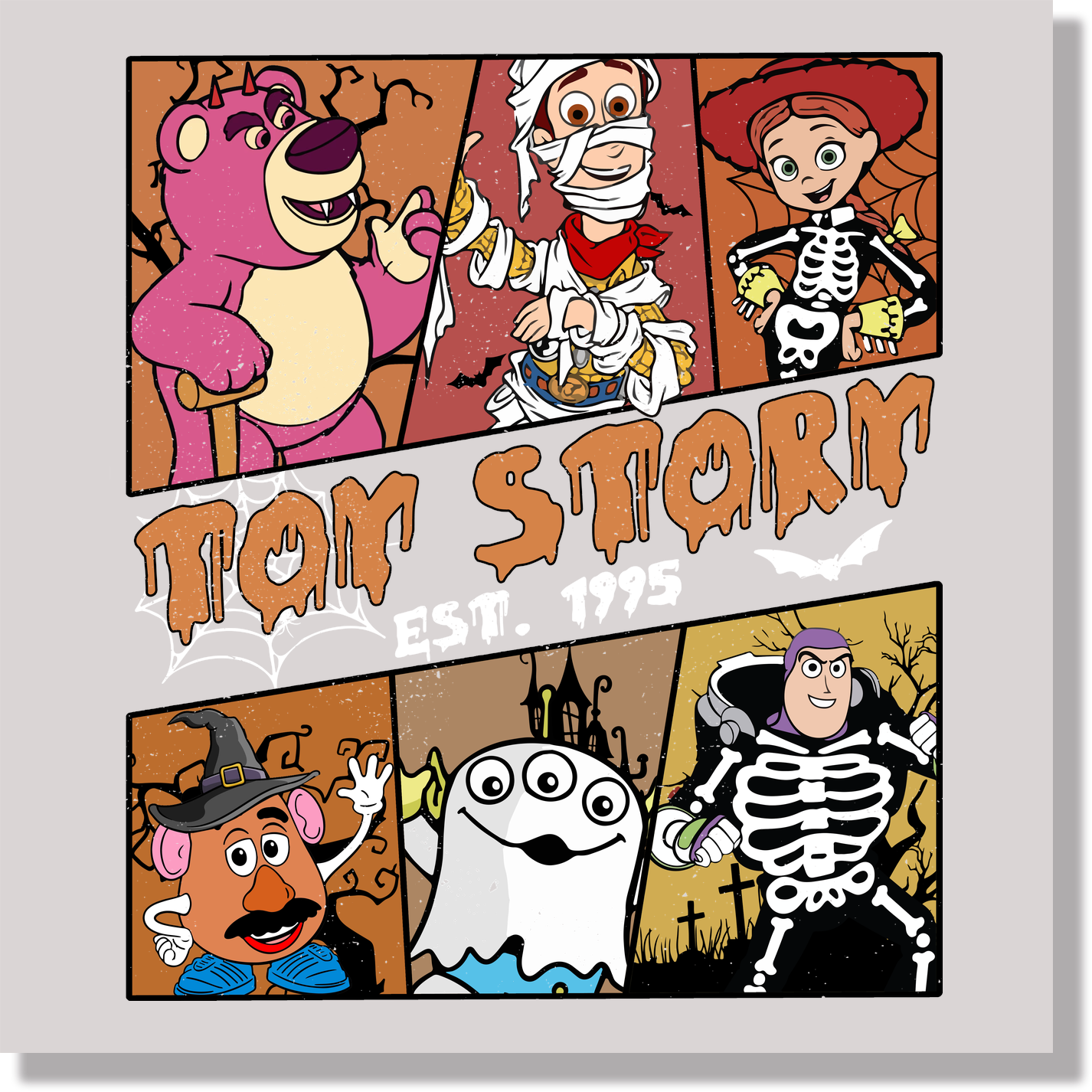 Toy Story Spooky DTF Transfer