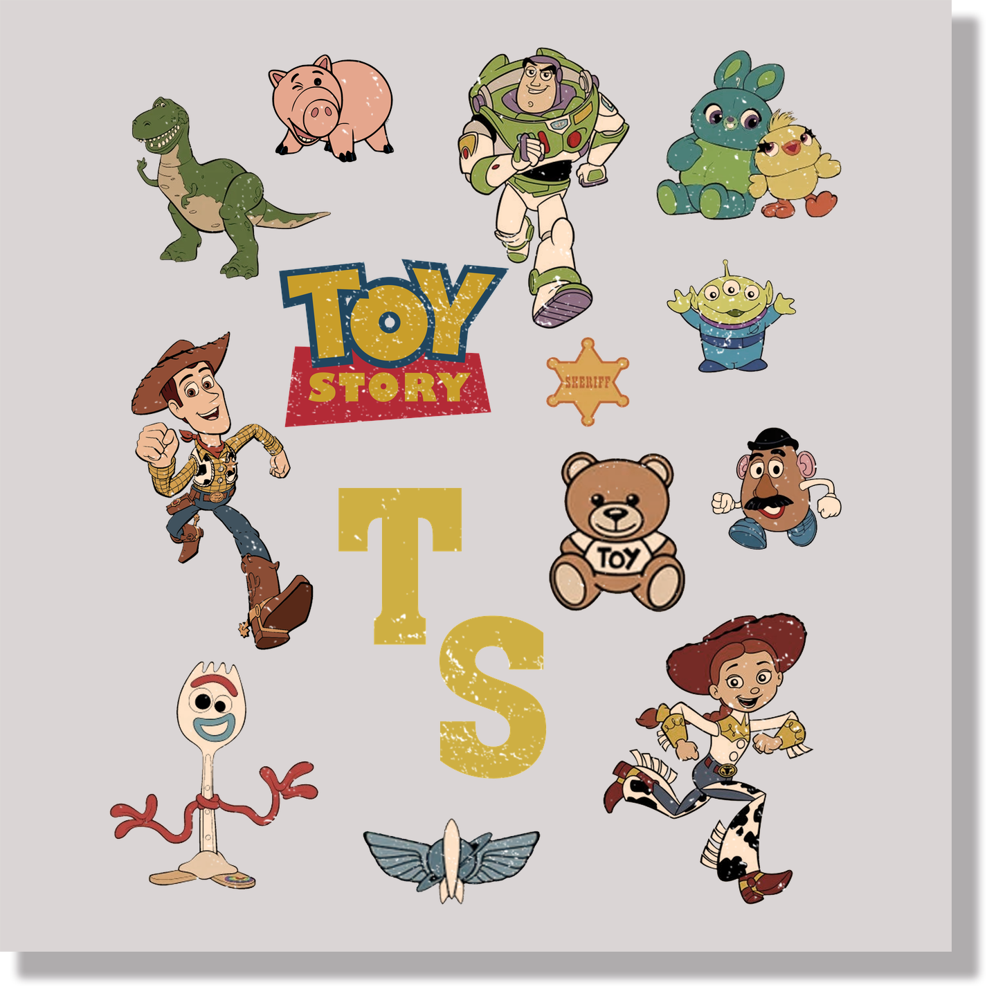 Toy Story T S DTF Transfer