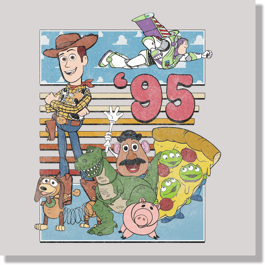 Toy Story Vintage 95  DTF Transfer