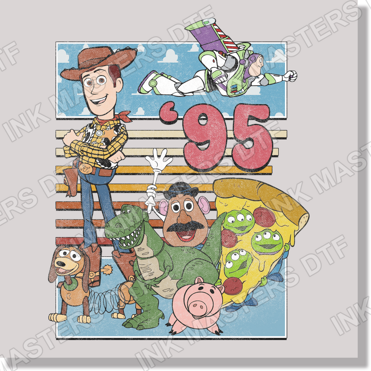 Toy Story Vintage 95  DTF Transfer