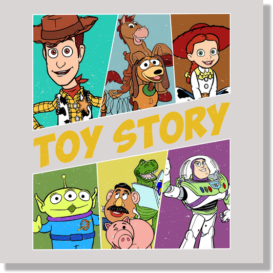 Toy Story YellowText  DTF Transfer