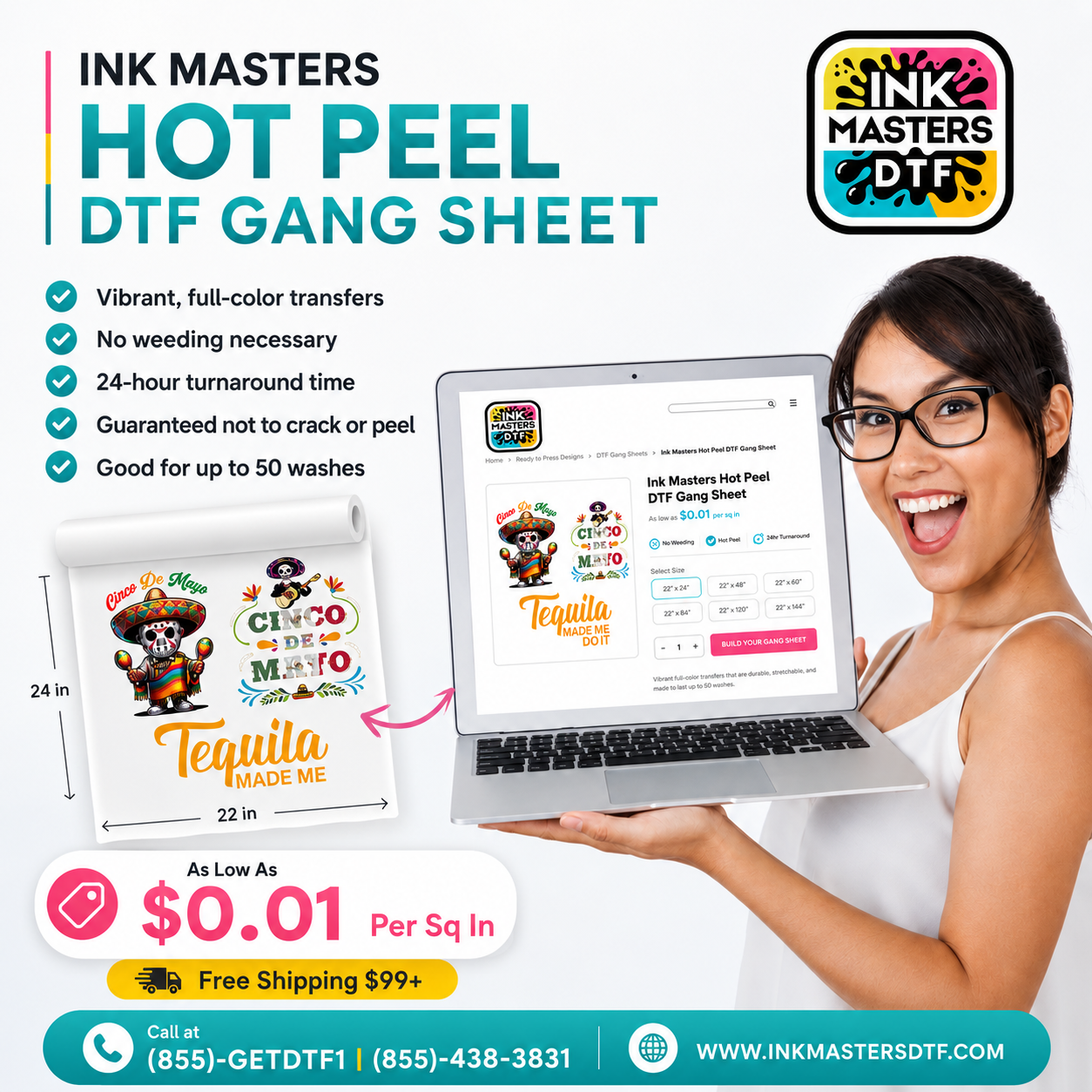 Custom DTF Gang Sheet Upload Your Pre-made DTF Gang Sheet