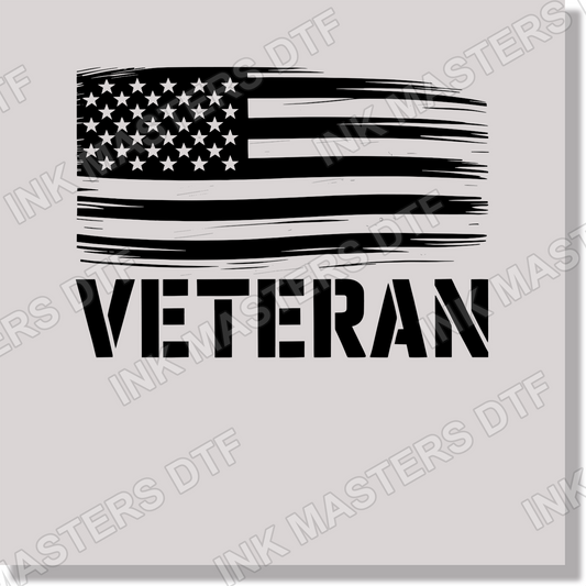 Veteran 4th of July & Patriotic  DTF Transfer