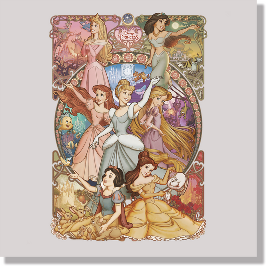 Vintage Disney Princess DTF Transfer