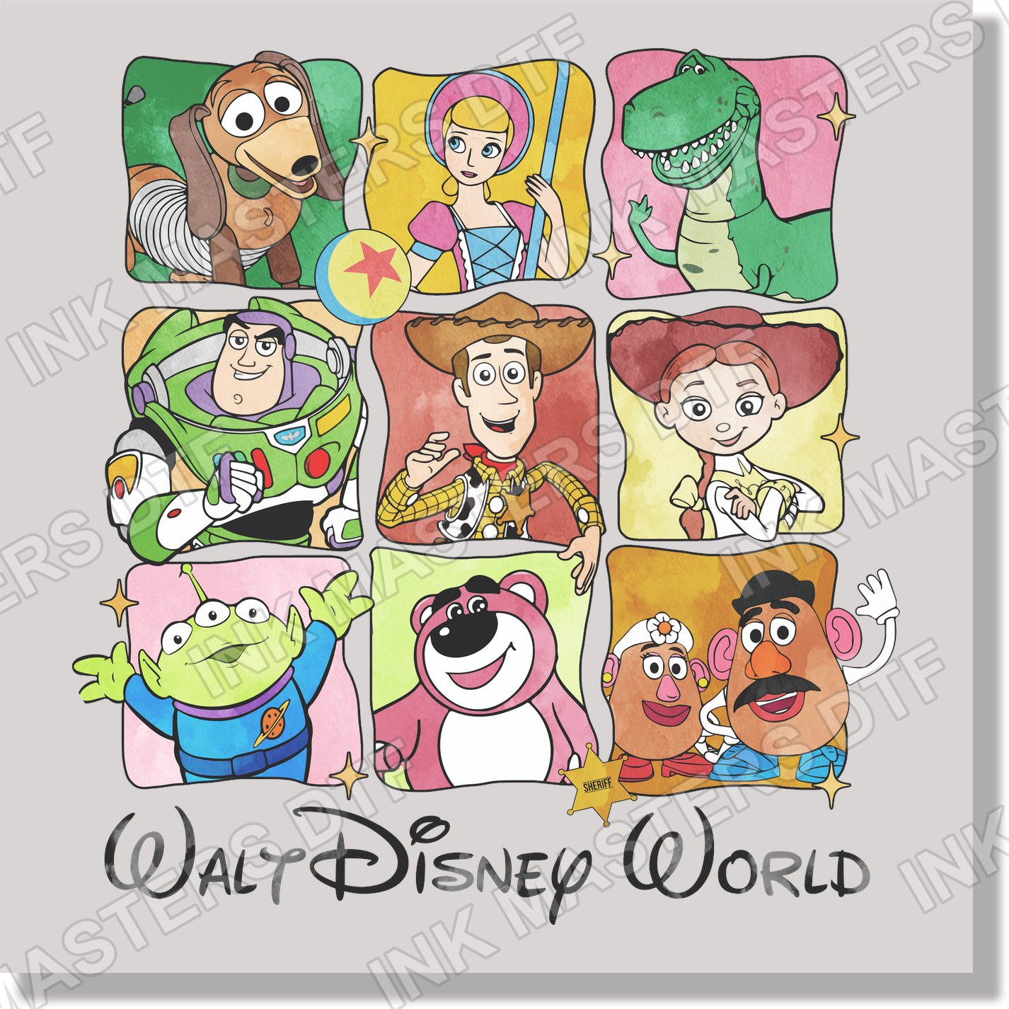 Walt Disney World Toy Story DTF Transfer