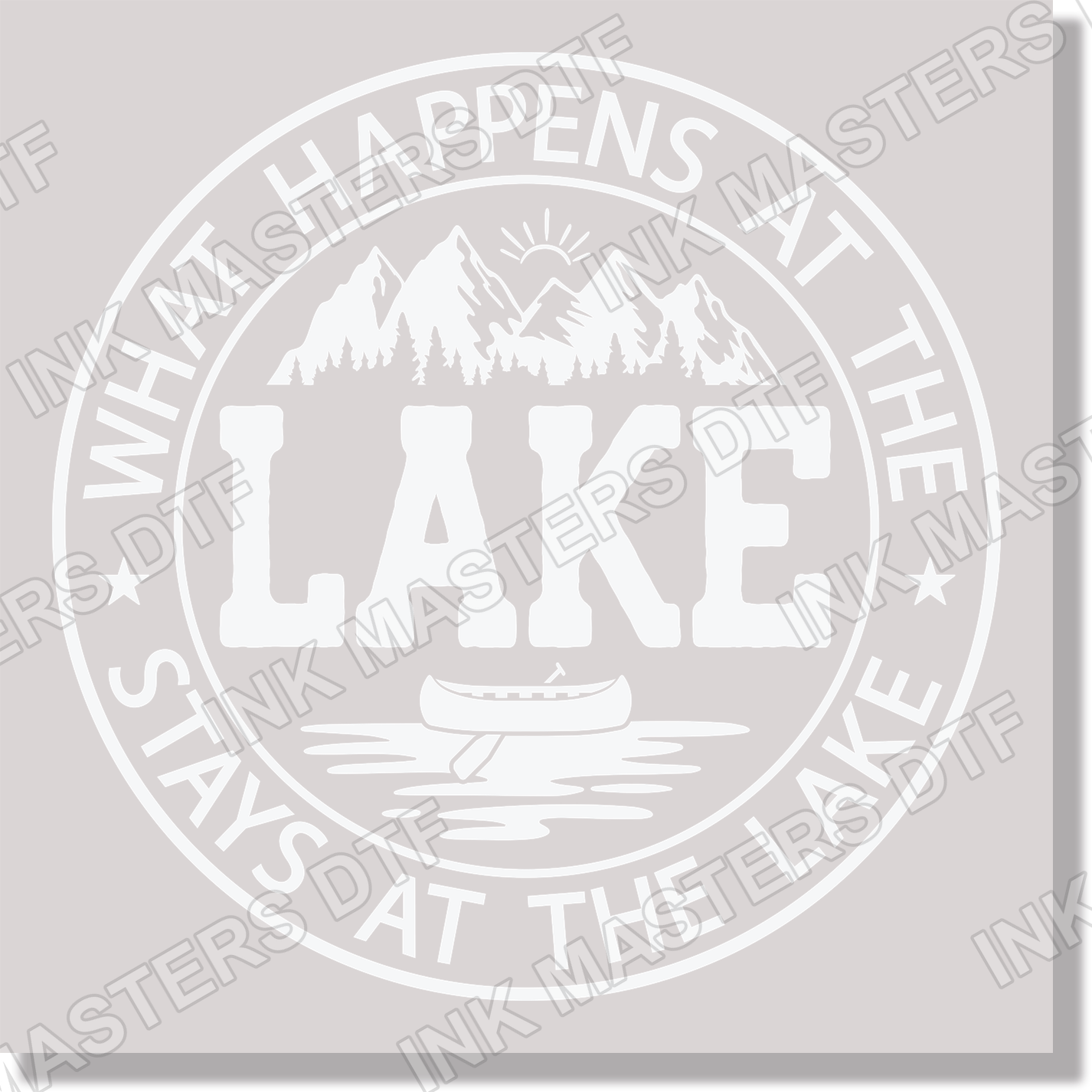 What Happens At The Lake Special Occasions Summer Fun DTF Transfer