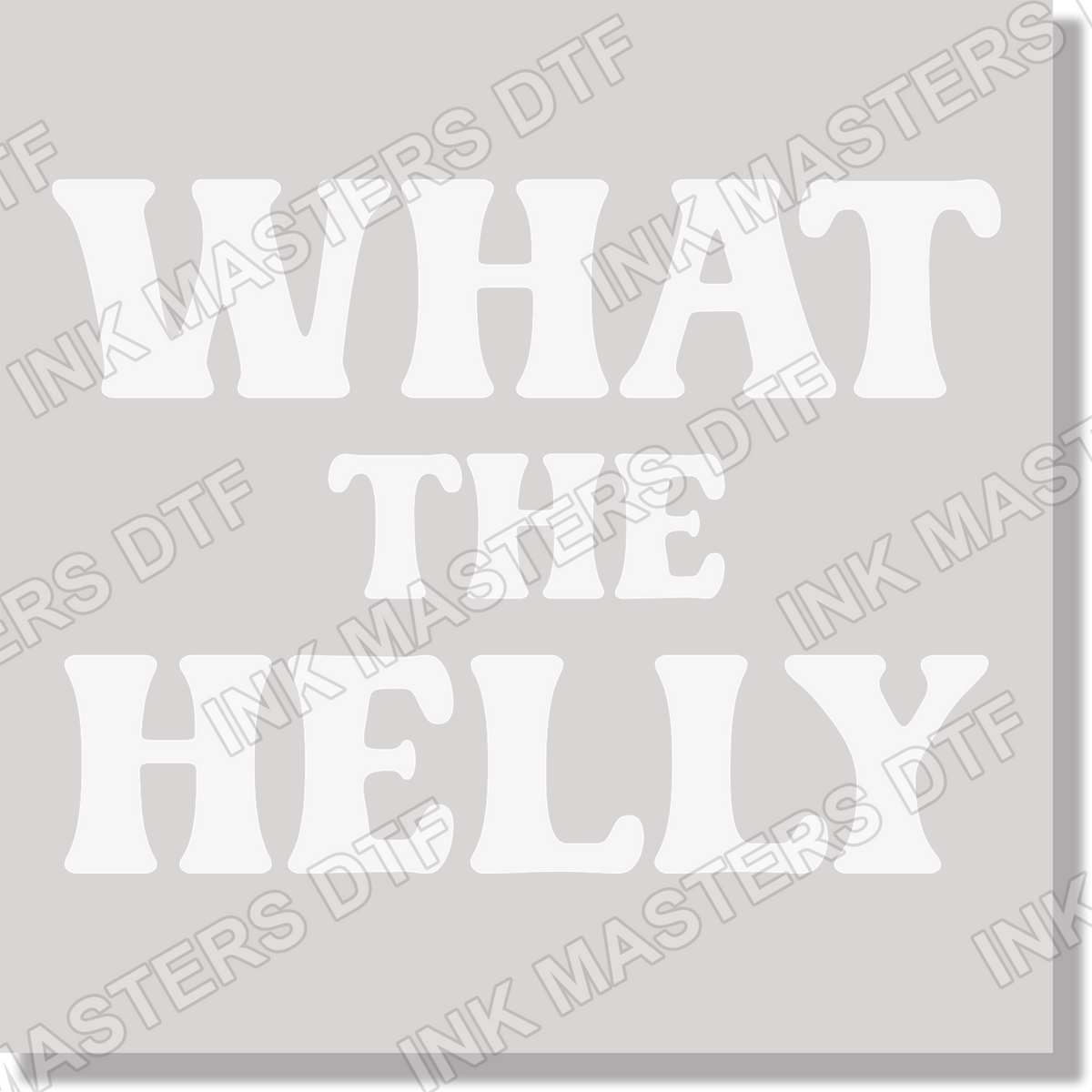 What The Helly DTF Transfer