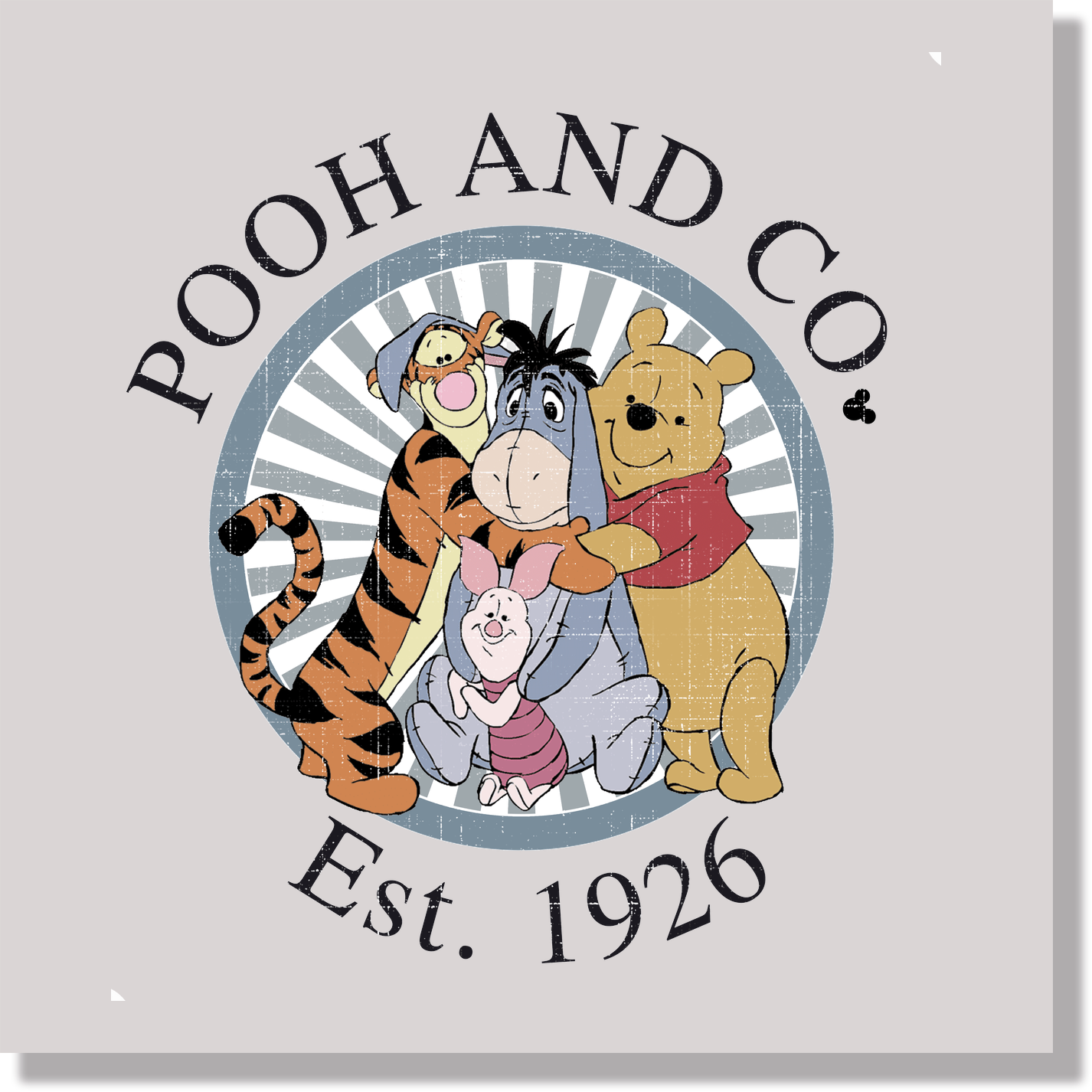 Winnie The Pooh & Co 1926 DTF Transfer