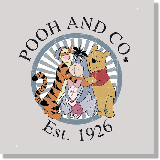 Winnie The Pooh & Co 1926 DTF Transfer