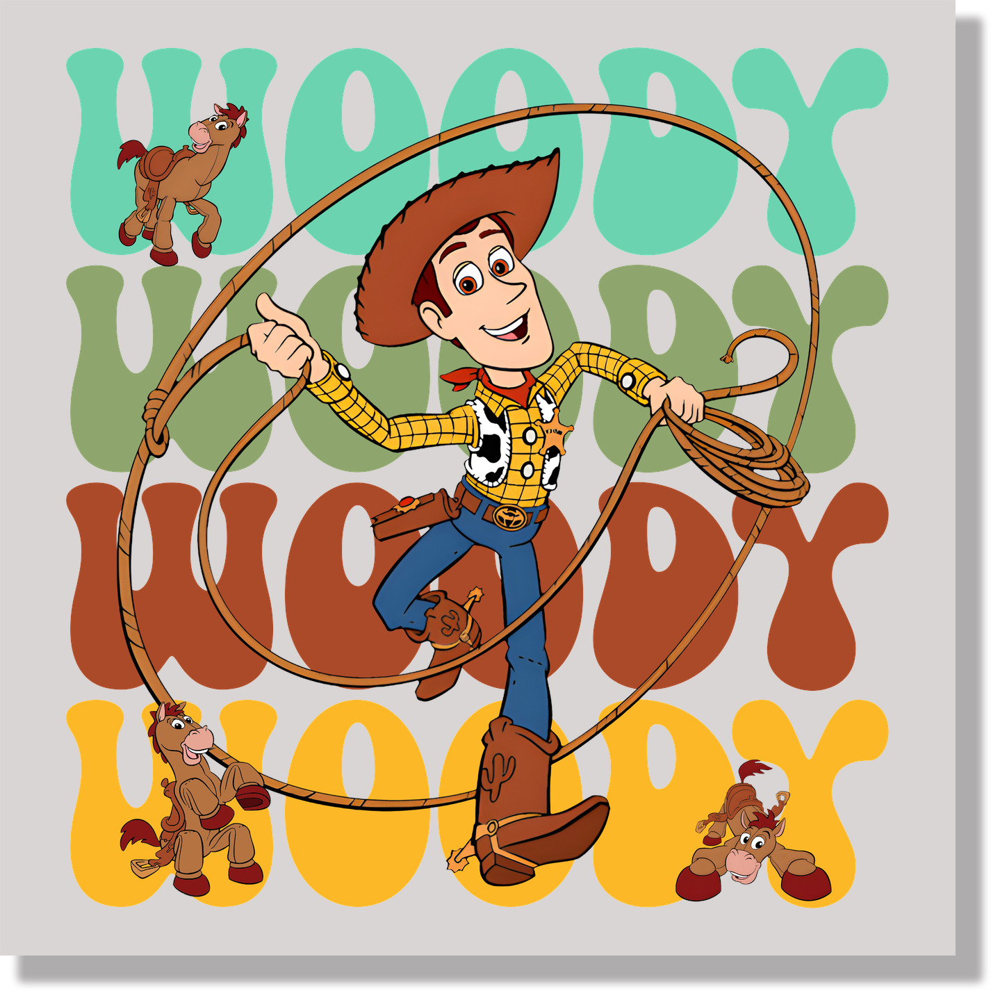 Woody DTF Transfer