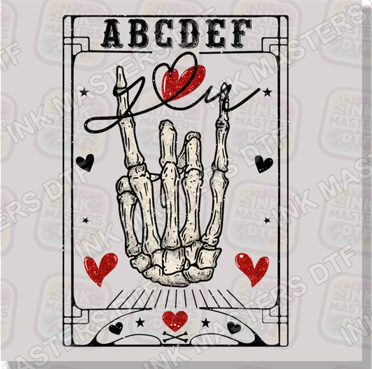 Abcdef You DTF Transfer - Ink Masters DTF