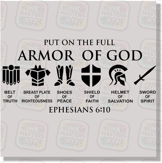 Armor Of God DTF Transfer - Ink Masters DTF