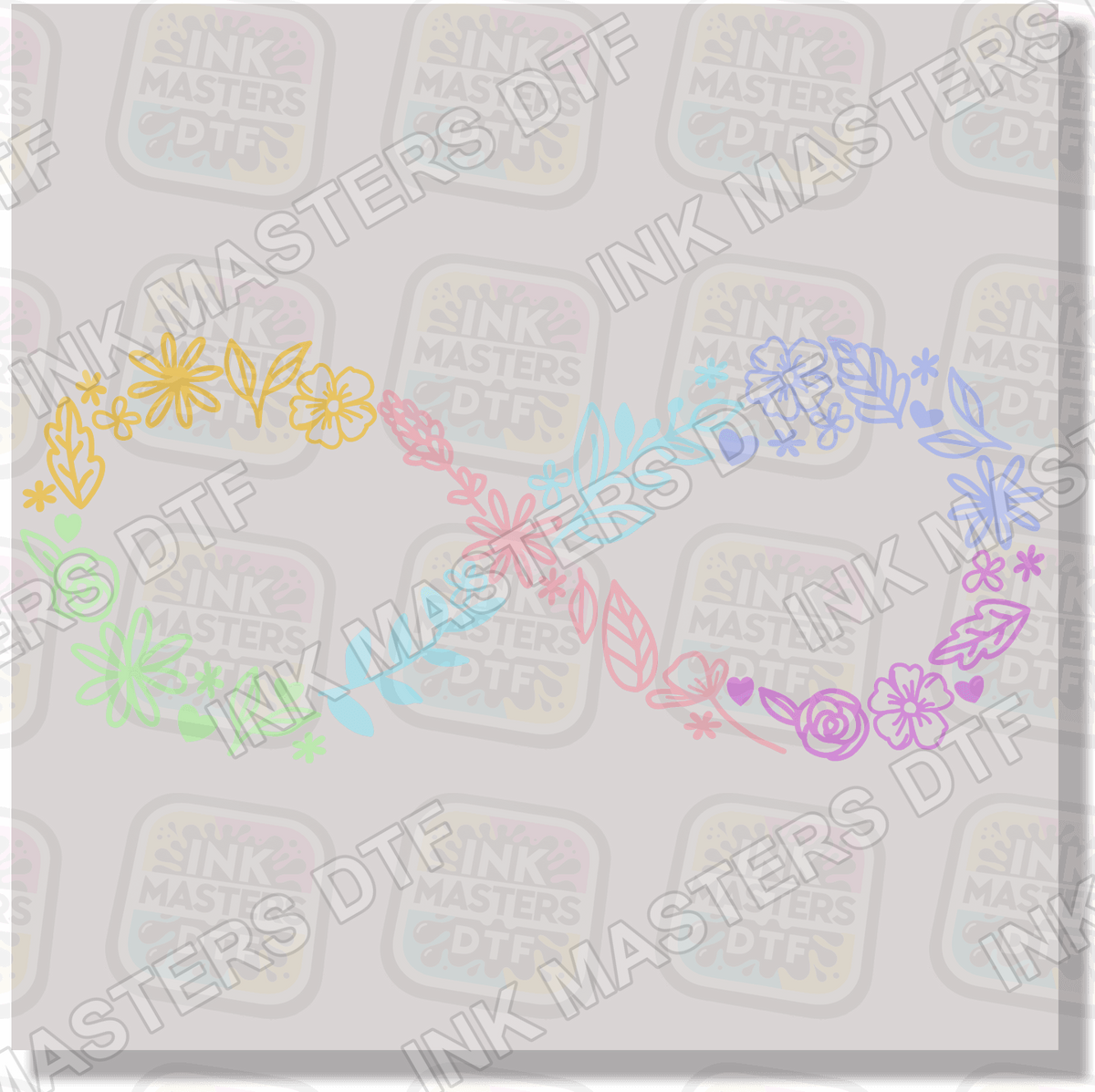 Flower Infinity DTF Transfer - Ink Masters DTF