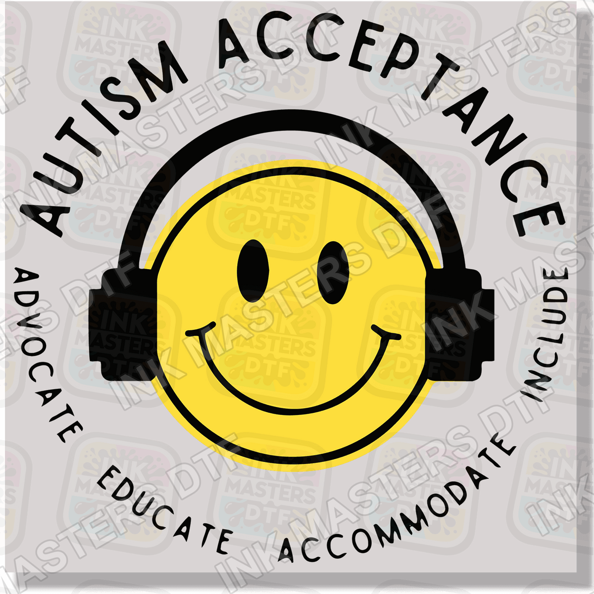 Autsim Acceptance DTF Transfer - Ink Masters DTF