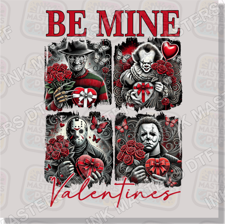 Be Mine Horror Valentine DTF Transfer - Ink Masters DTF