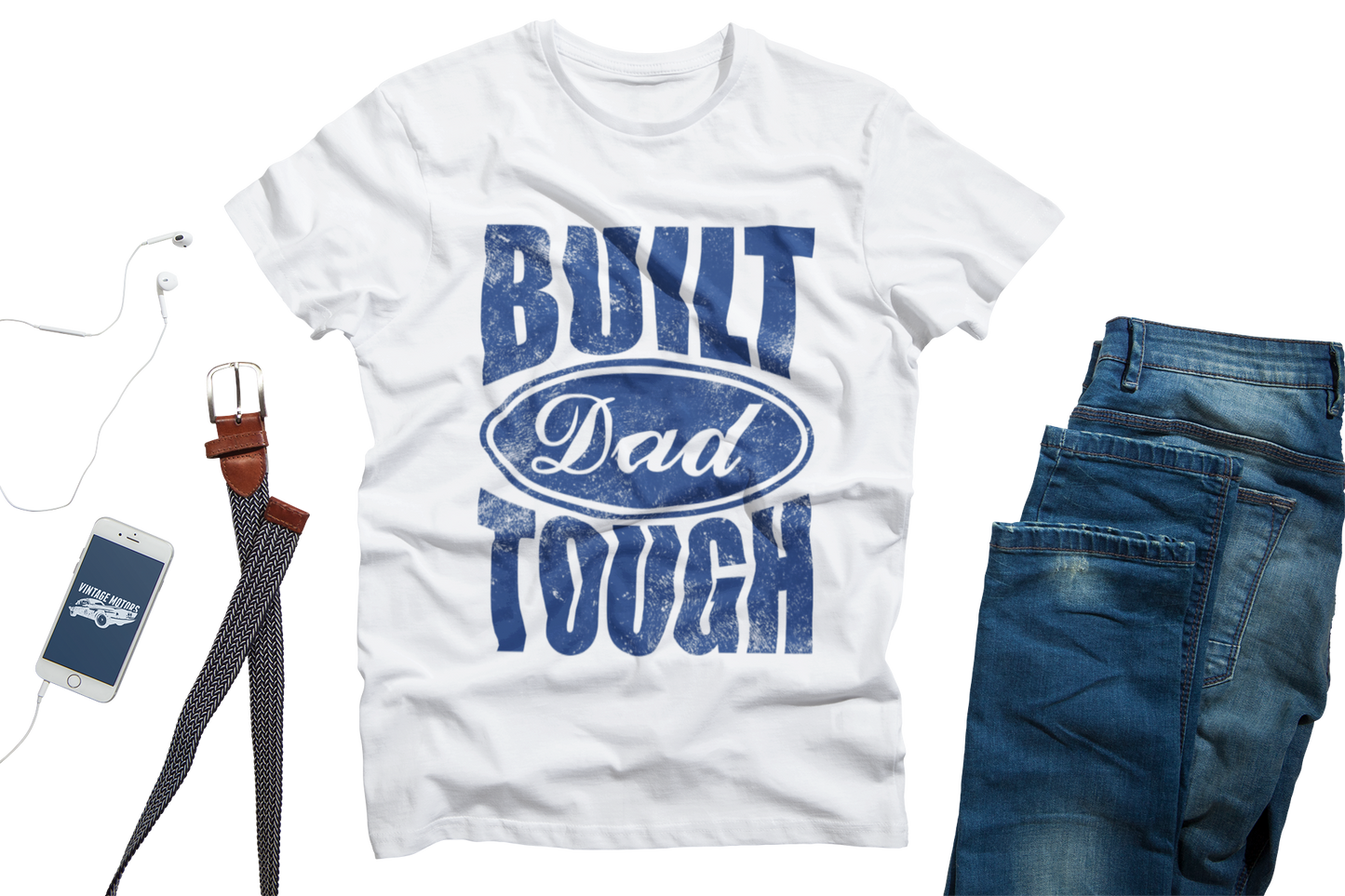 Built Dad Tough Unisex T-Shirt