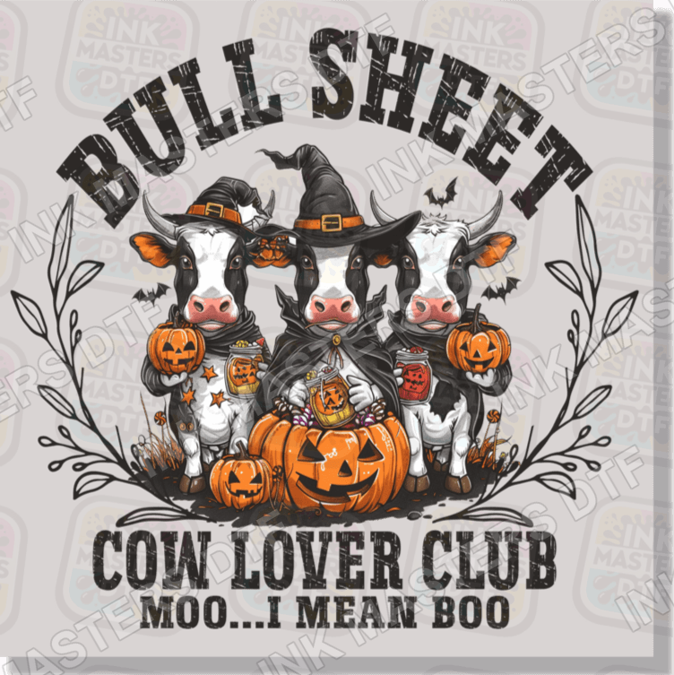 Bull Sheet Cow Lover Club DTF Transfer - Ink Masters DTF