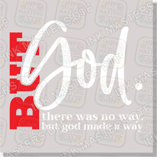 But God DTF Transfer - Ink Masters DTF