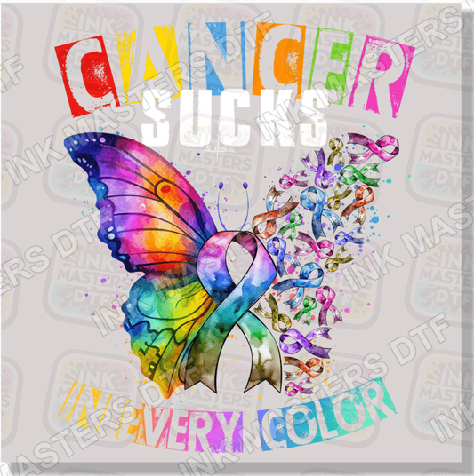 Cancer Sucks DTF Transfer - Ink Masters DTF